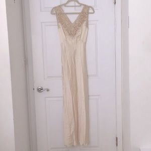 Vintage Silk custom made night dress